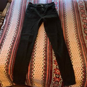 AE black high-rise jegging